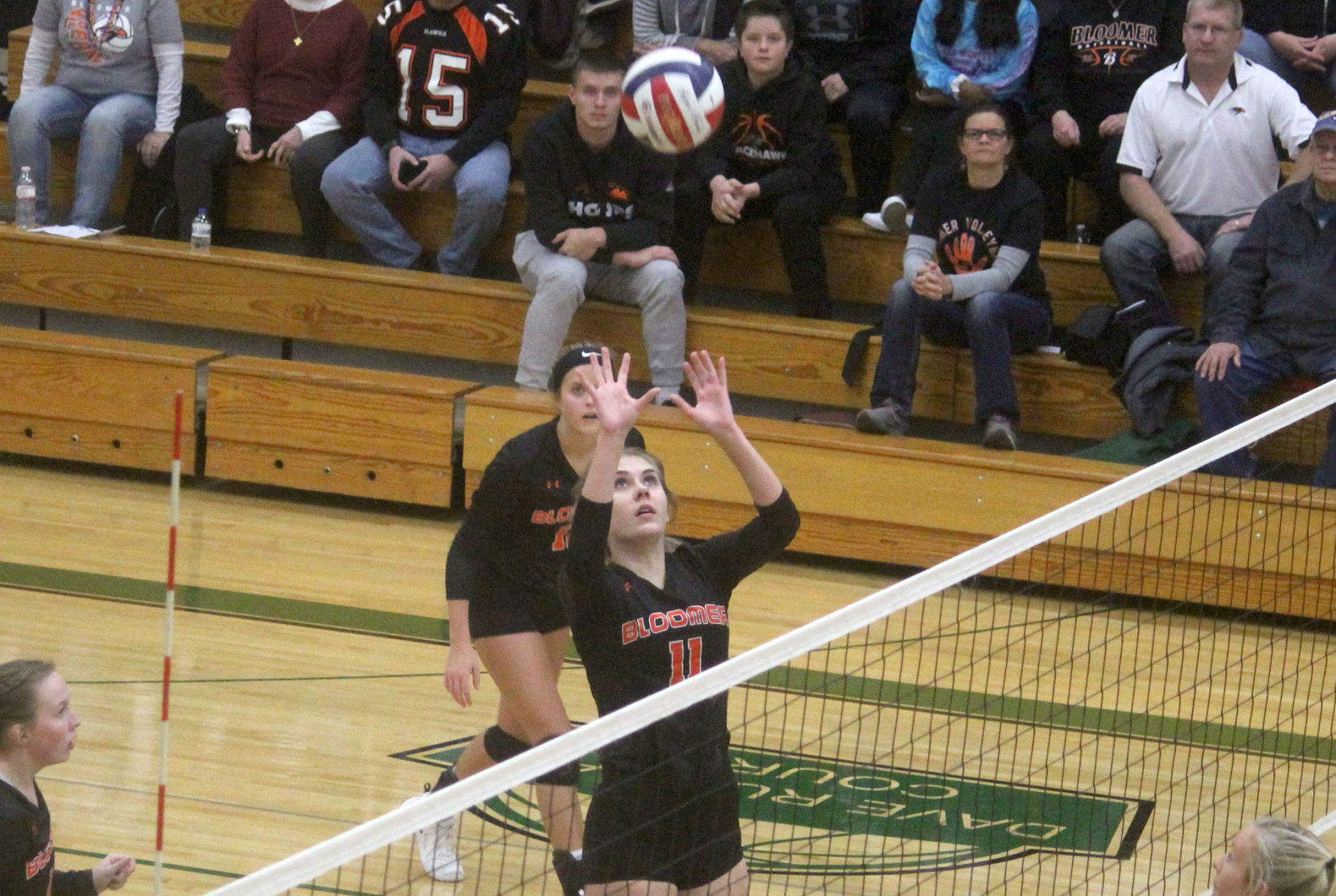 Bloomer volleyball at Osceola 10-31-19